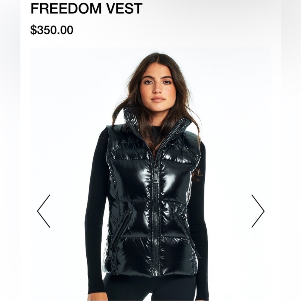 SAM. Black Puffer Vest